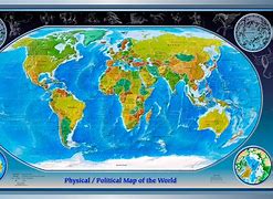 Image result for World Map Physical Features
