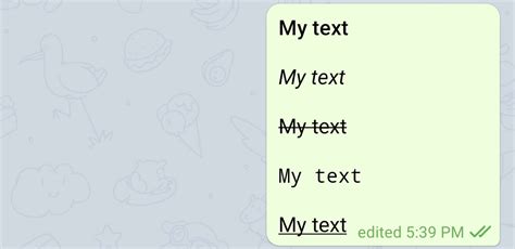 Telegram Text Examples 的图像结果
