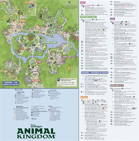 Printable Animal Kingdom Map 2025 – XIVN