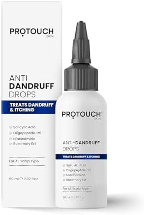 PROTOUCH Anti Dandruff Drops (Serum) - Niacinamide, 0.5% Salicylic Acid ...