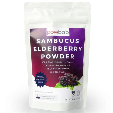 Sambucus Elderberry Powder - powbab