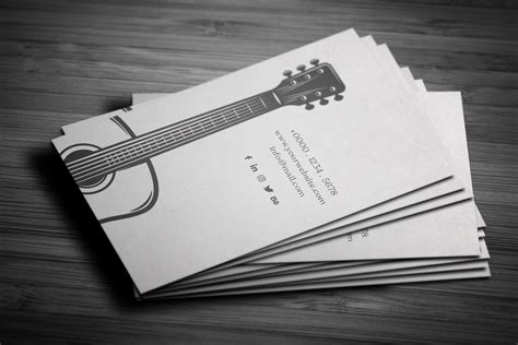 Business Card Ideas For Guitarist at Lori Birdwell blog