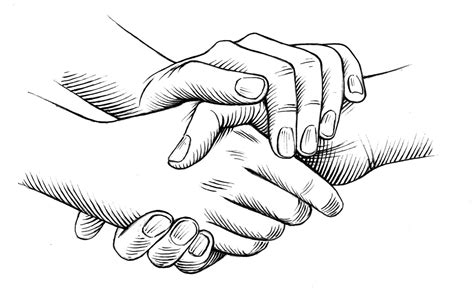 Handshake Drawing 的图像结果
