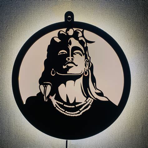 Adiyogi LED Backlit Wall Logo – Litup Store