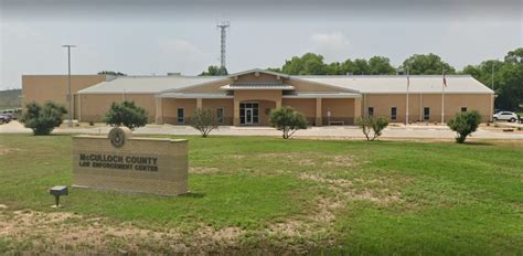McCulloch County Jail, TX Inmate Search: Roster & Mugshots