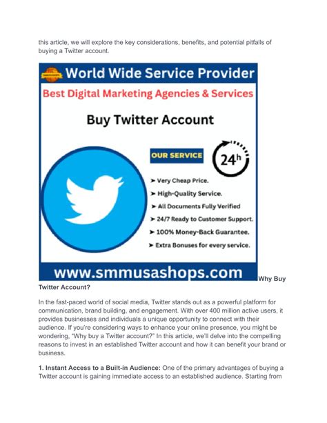 PPT - Buy Twitter Account PowerPoint Presentation, free download - ID ...