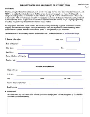 Fillable Online intraweb stockton Executive Order - Conflict of ...