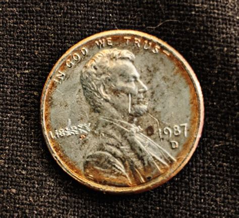 1987-D Penny. Has The Finish Rubbed Off The Zinc? - Coin Community Forum