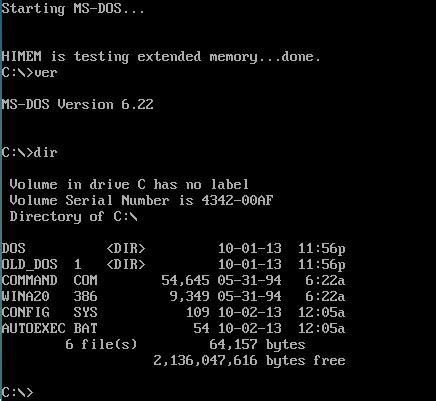 DOS Programs 的图像结果