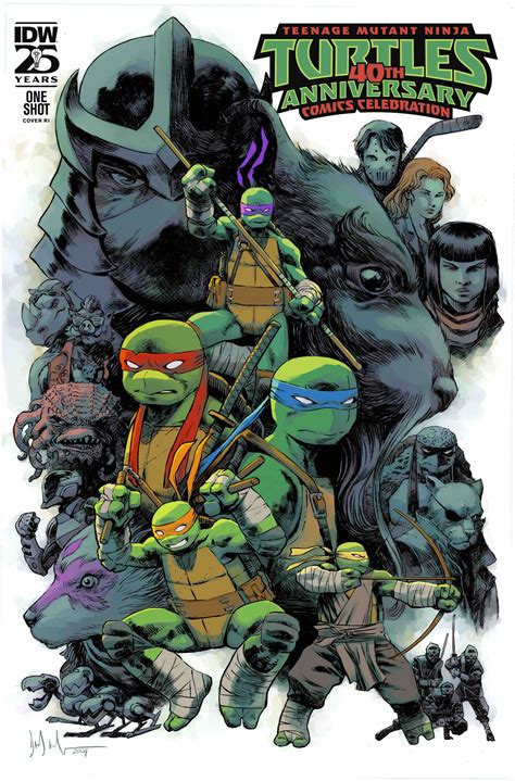TEENAGE MUTANT NINJA TURTLES: 40TH ANNIVERSARY COMICS CELEBRATION ...
