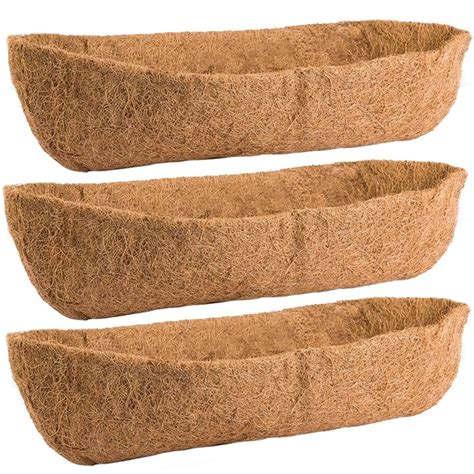Buy ANPHSIN 3 Pcs Horse Trough Coco Replacement Liners- 27 Inch Window ...