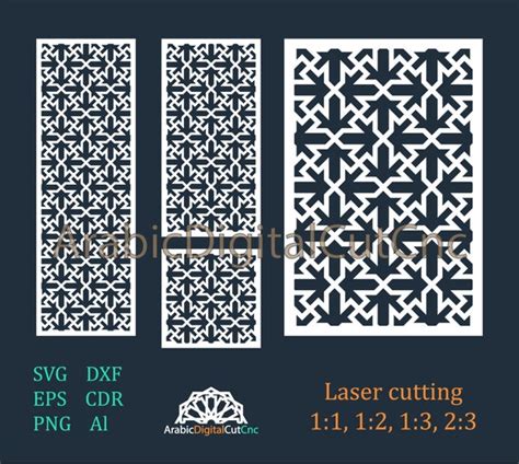 Buy Cnc Filesdecorative Jali Panels. Geometric Laser Cutting Online in ...