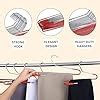 ROLLYWARE Stainless Steel Saree Hanger with Lower Band Lock (Red and ...
