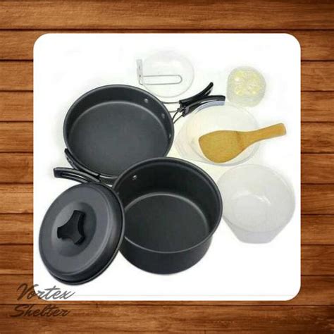 Promo Cooking Set Alat Masak Panci Portable Nesting Camping Outdoor WH ...