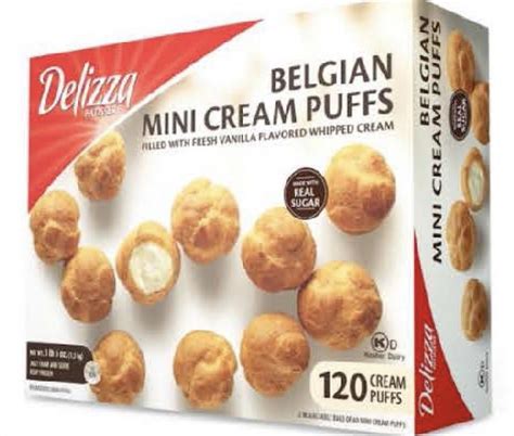 Delizza Cream Puffs Recalled by Poppies International in USA | Frozen ...