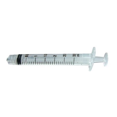 Buy 10x 3mL Disposable Syringe Luer Lock Tip Liquid Medical Plastic 3cc ...