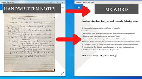 Image result for Convert Handwritten Notes to Word