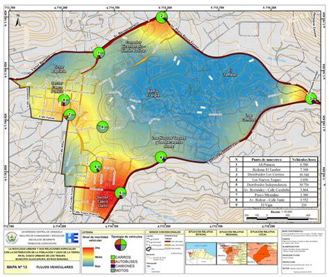 Heat map of vehicular flows | Freelancer
