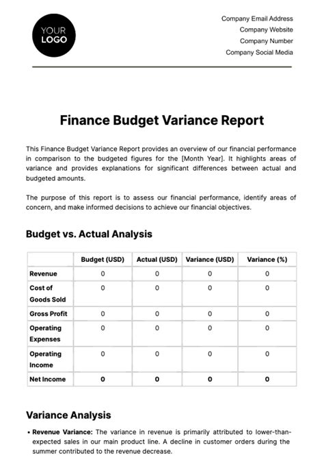 Image result for Budget Variance