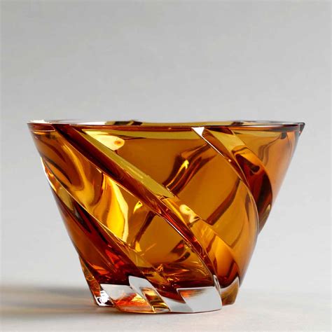 Creart Leda Crystal Decorative Bowl Amber – Home4u