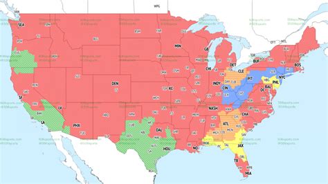 NFL Week 4 coverage map: TV schedule for CBS, Fox regional broadcasts ...