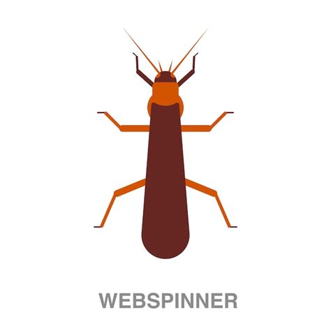 Ilustração de webspinner em fundo transparente | Vetor Premium