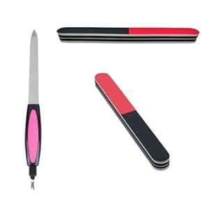 Buy FOLELLO Nail Grooming Kit with 2 Double Sided Nail Filer & 1 ...