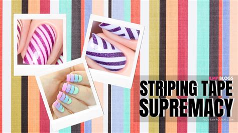 5Easy Nail Art Ideas with Striping Tape