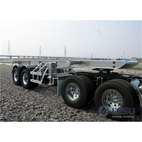 scm-modellbau - Lesu Container Auflieger 2 achsig für Tamiya LKW 1:14 ...