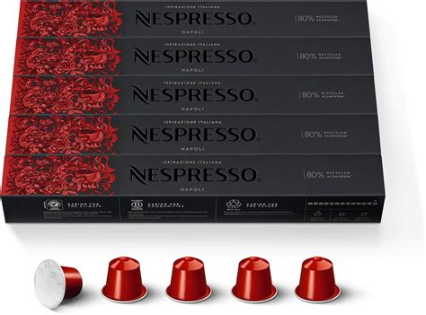 Amazon.com: Nespresso Capsules Original Line, Ispirazione Napoli, Dark ...