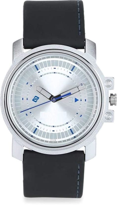 Spencher® Stylsih Analog Round Dial Lether Watch for Mens & Boys ...