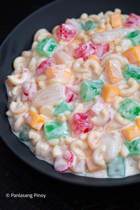 Panlasang Pinoy Sweet Macaroni Salad Recipe | Bryont Blog