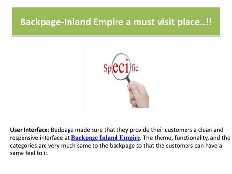 PPT - backpage-Inland Empire a must visit place..!! PowerPoint ...