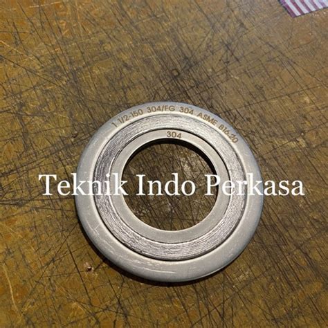 Jual Spiral Wound Gasket SWG 10 inch stainless ss 304 ANSI 150 ...