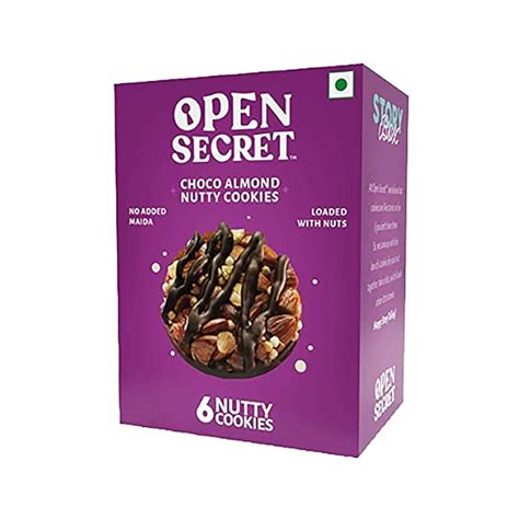 Open Secret Choco Almond Story Box | 1 Healthy Choco Almond Cookies ...