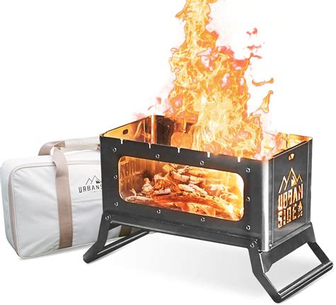 Buy URBANSIDE fire - square camping stove I Camping fire box I Wood ...