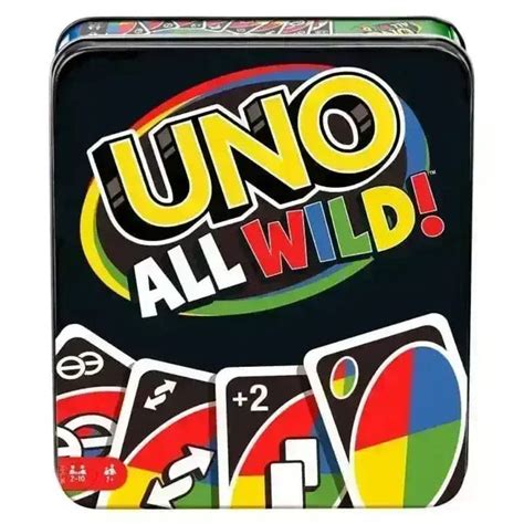 UNO All Wild Tin Box Edition Card Game | Best Indoor Games For Family