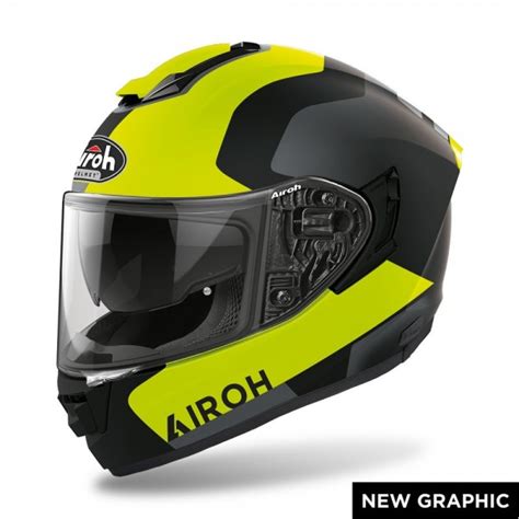 Airoh St 501 Dock Yellow Mett Helmet