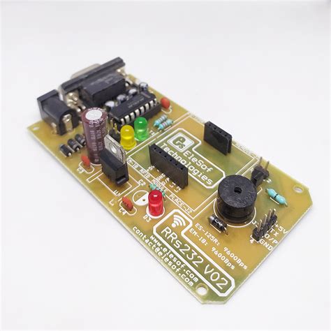 RFID EM 18 RFID Card Reader board with Serial Output (OLNY BOARD ...
