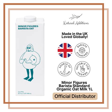 Minor Figures Oat Milk 1L Barista Standard, Plant-Based, Vegan Friendly ...
