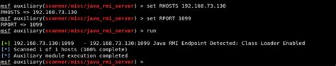 JAVA RMI (Remote Method Invocation) Exploitation with Metasploit ...