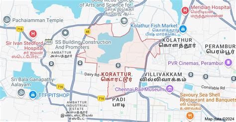 Korattur, Chennai - Map, Pin Code, & Property Rates 2025