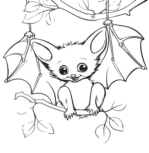 Bats Coloring Pages