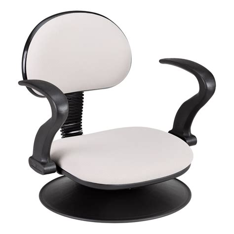 Norwood 360-Degree Swivel Padded Floor Chair with Back Rest & Arms ...