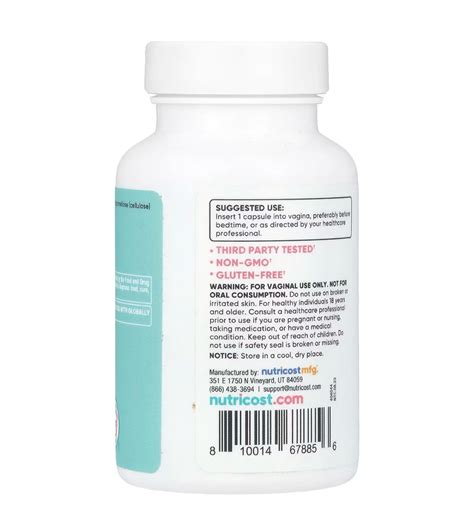 Nutricost Boric Acid 600mg, Vaginal Suppository | Treats Bacteria Vagi – Ome's Beauty Mart