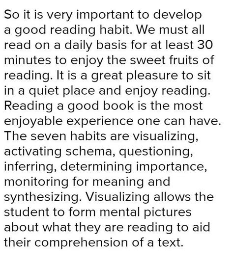 How do I write about my reading habits. I can make up as much of it as ...