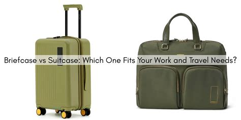 Briefcase vs Suitcase: Best Work Travel Bags Guide