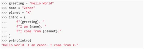 Format Statement Python 的图像结果