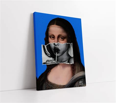 Mona Lisa Collage Pop Art // Wall Art Print – Artrise