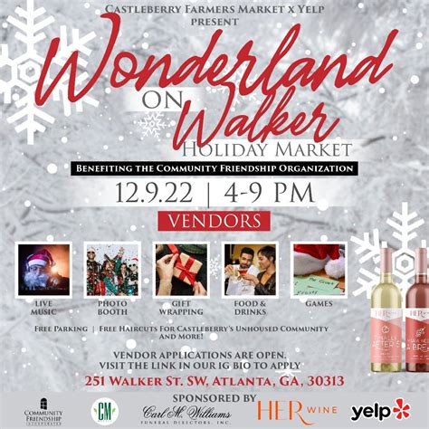 Winter Wonderland on Walker St. Holiday Market , Carole's Vibez ...